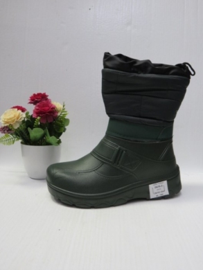 Kalosze damskie ocieplane (38-42) D676-2 GREEN