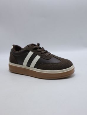 Buty sportowe damskie na płaskim (36-41) HZ-521 BROWN