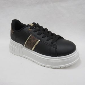 Buty sportowe damskie na płaskim (36-41) AB1025 BLACK