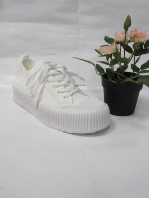 Trampki damskie na koturnie (36-41) AB950 WHITE
