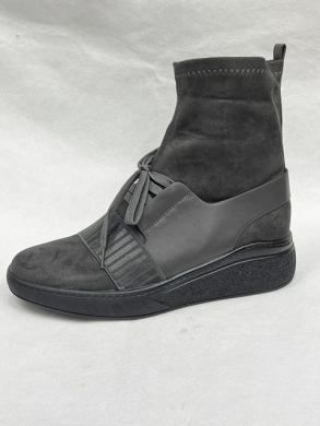 Botki damskie na płaskim (36-41) A155-2 GREY