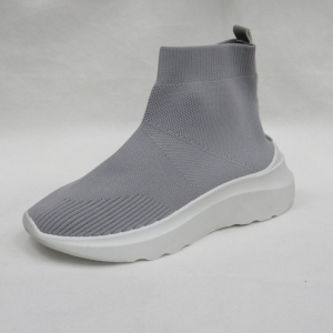 Botki damskie jesienne na koturnie (36-41) LS611 GREY