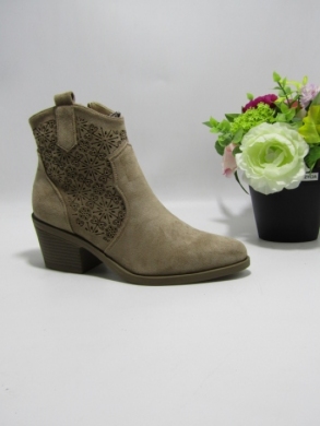 Botki damskie na obcasie (36-41) H2429-2 KHAKI