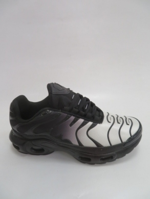 Buty sportowe damskie na płaskim (36-41) LL14 BLACK/WHITE