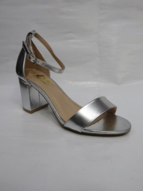 Sandały damskie na obcasie (36-41) QL-82 SILVER
