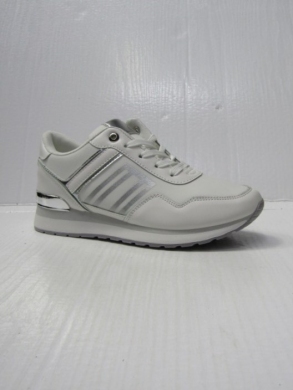 Buty sportowe damskie na płaskim (36-41) 0-112 WHITE
