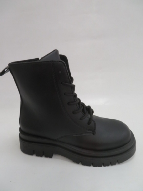 Botki damskie jesienne na płaskim (36-41) 2276 BLACK