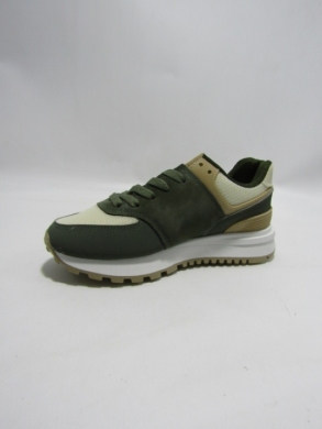 Buty sportowe damskie na płaskim (36-41) GG670 GREEN