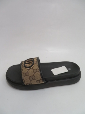 Klapki damskie na płaskim (36-41) CB2120-1 BLACK