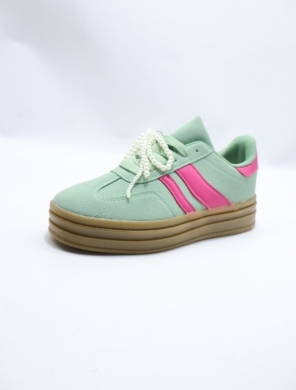 Buty sportowe damskie na płaskim (36-41) RA2102 GREEN