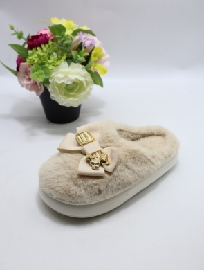 Kapcie damskie ocieplane (36-41) SP52-3 BEIGE