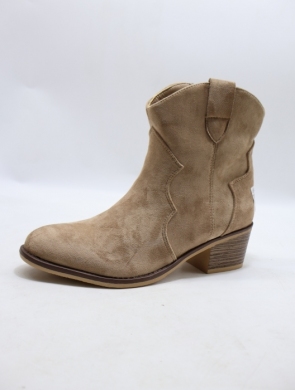 Botki damskie na obcasie (36-41) DF222 KHAKI