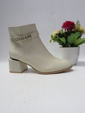 Botki damskie ocieplane na obcasie (36-41) XPL-2317 BEIGE