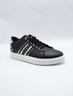 Buty sportowe damskie na płaskim (36-41) PC175 BLACK