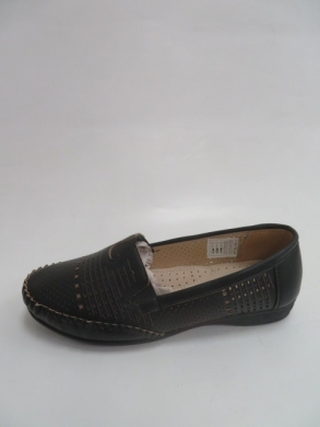 Mokasyny damskie na płaskim (36-41) KY76 BLACK