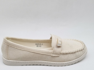 Mokasyny damskie na płaskim (36-41) YG2312-1 BEIGE