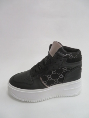 Sneakersy damskie wysokie (36-41) 8788-SP BLACK