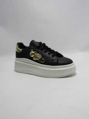 Buty sportowe damskie na płaskim (36-41) EL-007 BLACK