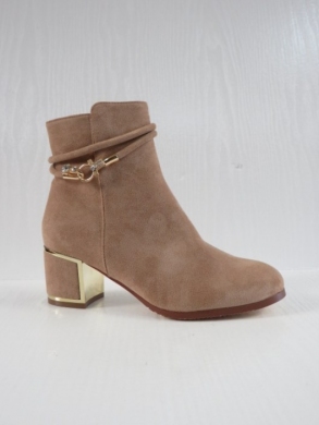 Botki damskie na obcasie (36-41) MS2076 KHAKI