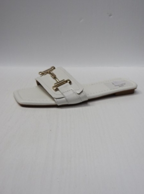 Klapki damskie na płaskim (36-41) LS-116 WHITE
