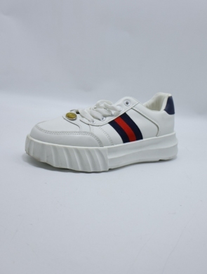Buty sportowe damskie na płaskim (36-41) A58 WH/BLUE