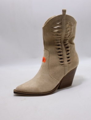 Botki damskie na obcasie (36-41) A2212 BEIGE