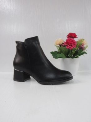 Botki damskie ocieplane na obcasie (36-41) SA110 BLACK