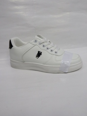 Buty sportowe damskie na płaskim (36-41) 2418-81 WHITE