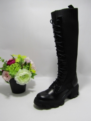 Kozaki damskie na obcasie (36-41) GL178 BLACK