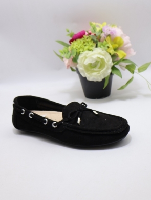 Mokasyny damskie na płaskim (36-41) DW19 BLACK
