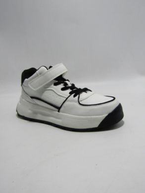 Buty sportowe chłopięce (32-37) KC511 WH/BLACK