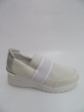 Buty sportowe damskie na koturnie (36-41) 2902 WHITE
