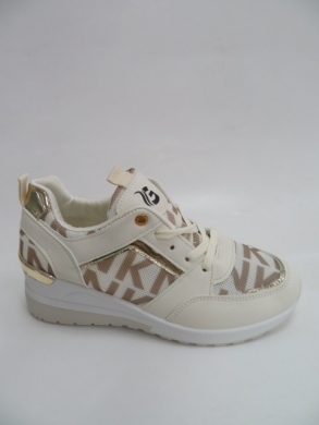 Buty sportowe damskie na koturnie (36-41) XN-122 BEIGE