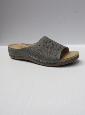 Klapki damskie na koturnie (36-41) 0548 GREY