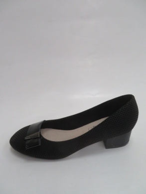 Czółenka damskie na obcasie (36-41) 306 BLACK