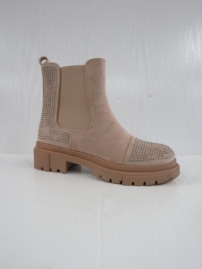 Botki damskie na płaskim (36-41) LQ-57 BEIGE