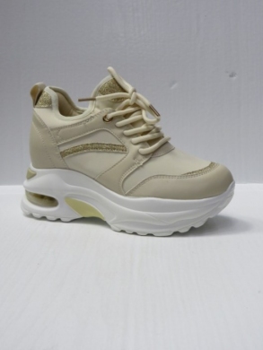 Buty sportowe damskie na koturnie (36-41) ABO-1036 BEIGE