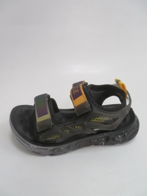 Sandały chłopięce (26-31) Z871 BLACK/YELLOW