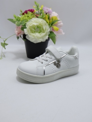 Buty sportowe dziewczęce (24-29) DD322 WH/SILVER