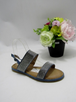 Sandały damskie na płaskim (36-41) P3012-02 BLUE