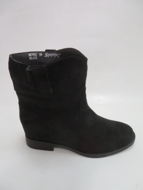 Botki damskie jesienne na płaskim (36-41) N952 BLACK