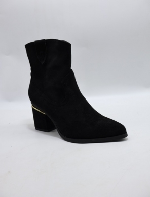 Botki damskie ocieplane na obcasie (36-41) BM75 BLACK