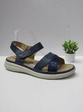 Sandały damskie na koturnie (36-43) 21001-6 NAVY