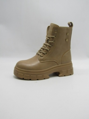 Kozaki damskie na płaskim (36-41) VL192 KHAKI