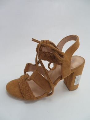 Sandały damskie na obcasie (36-41) S178 CAMEL