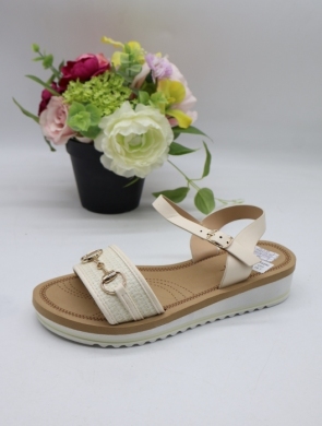 Sandały damskie na płaskim (36-41) 8002A BEIGE