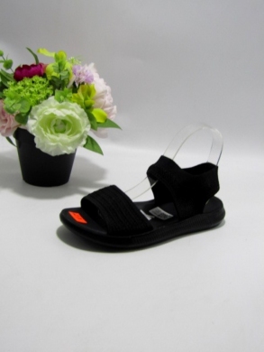 Sandały damskie na płaskim (36-41) 9917 BLACK