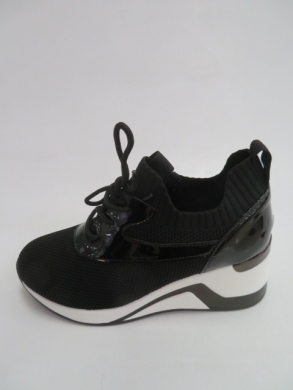 Sportowe Damskie na koturnie (36-41) 2112 BLACK