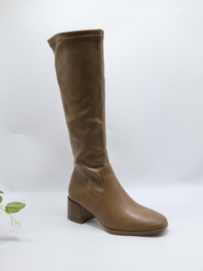Kozaki damskie na obcasie (36-41) HQ310 KHAKI