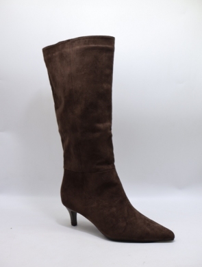 Kozaki damskie na szpilce (36-41) QT07-113 BROWN